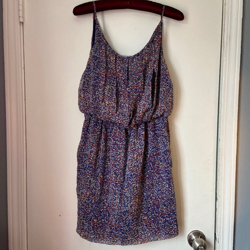 BCBGeneration Abstract Print Mini Dress